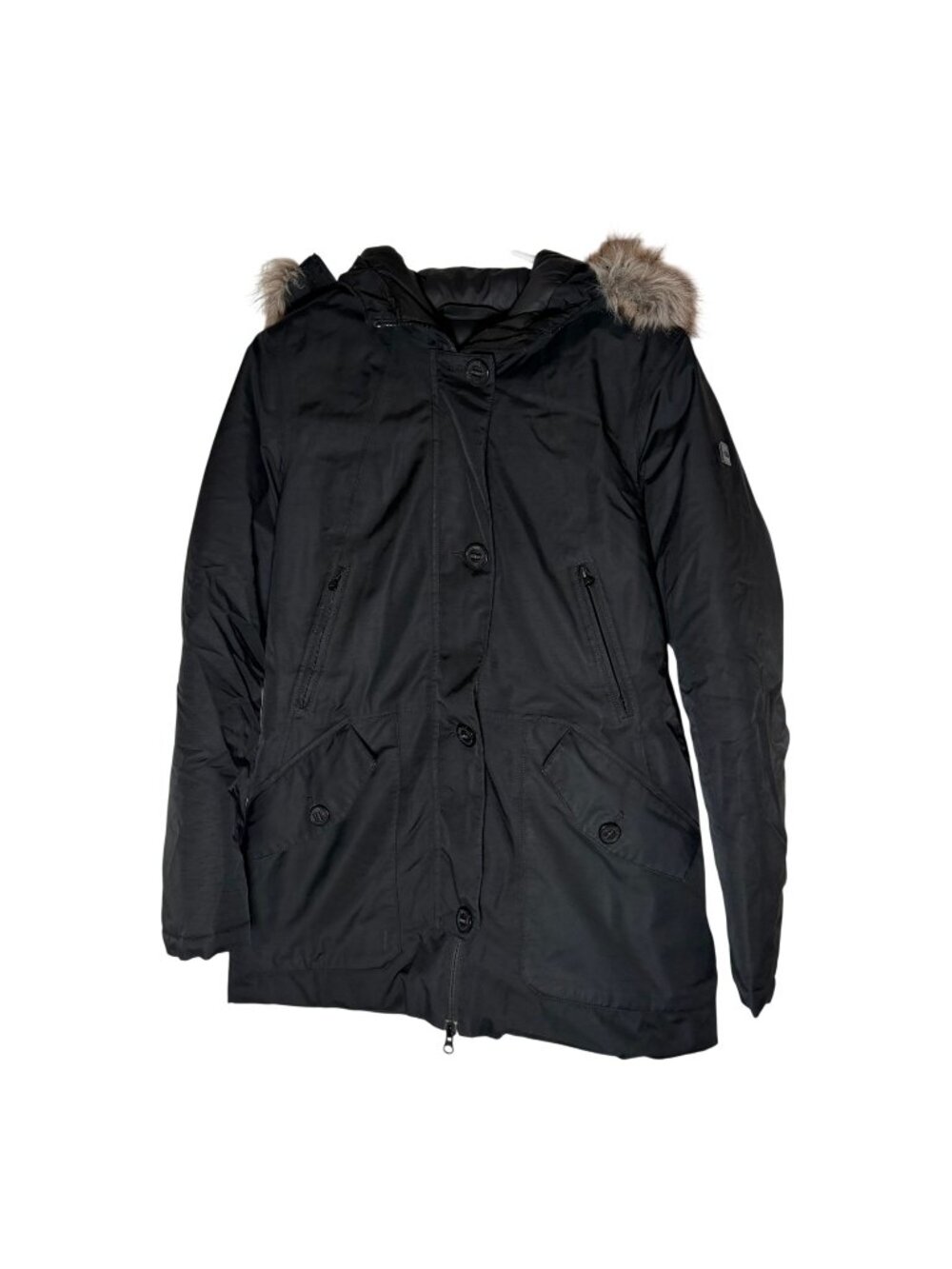 The North Face Mauna Kea Parka Coat Jacket Goose Down Black Size Medium